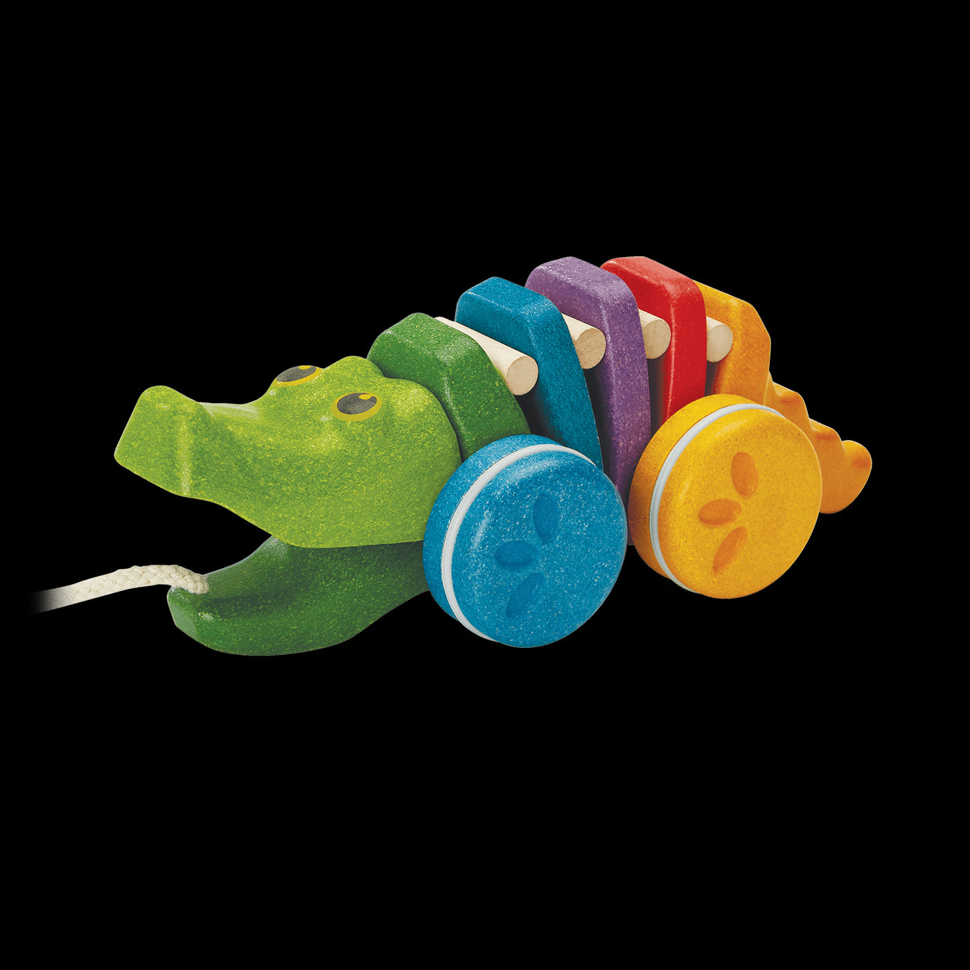 Coccodrillo arcobaleno da tirare